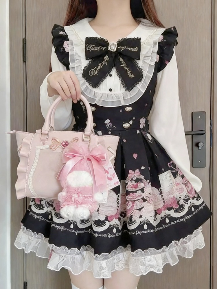 Fly Line - Japanese 2 Piece Dress Sets Women