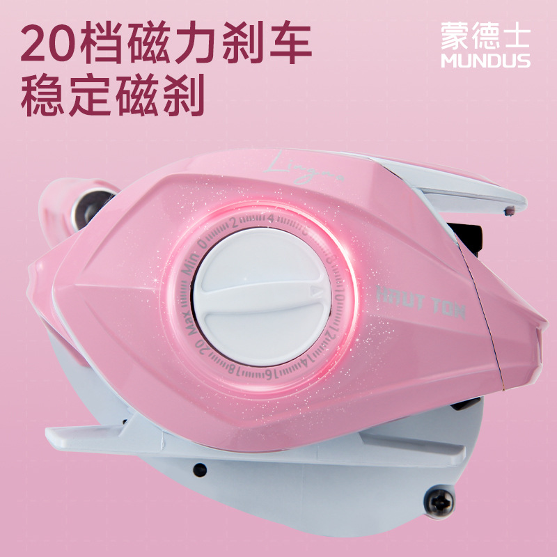 Pink 6.3:1 Gear Ratio 3+1 Ball - đánh giá và giá Ice Fishing Line