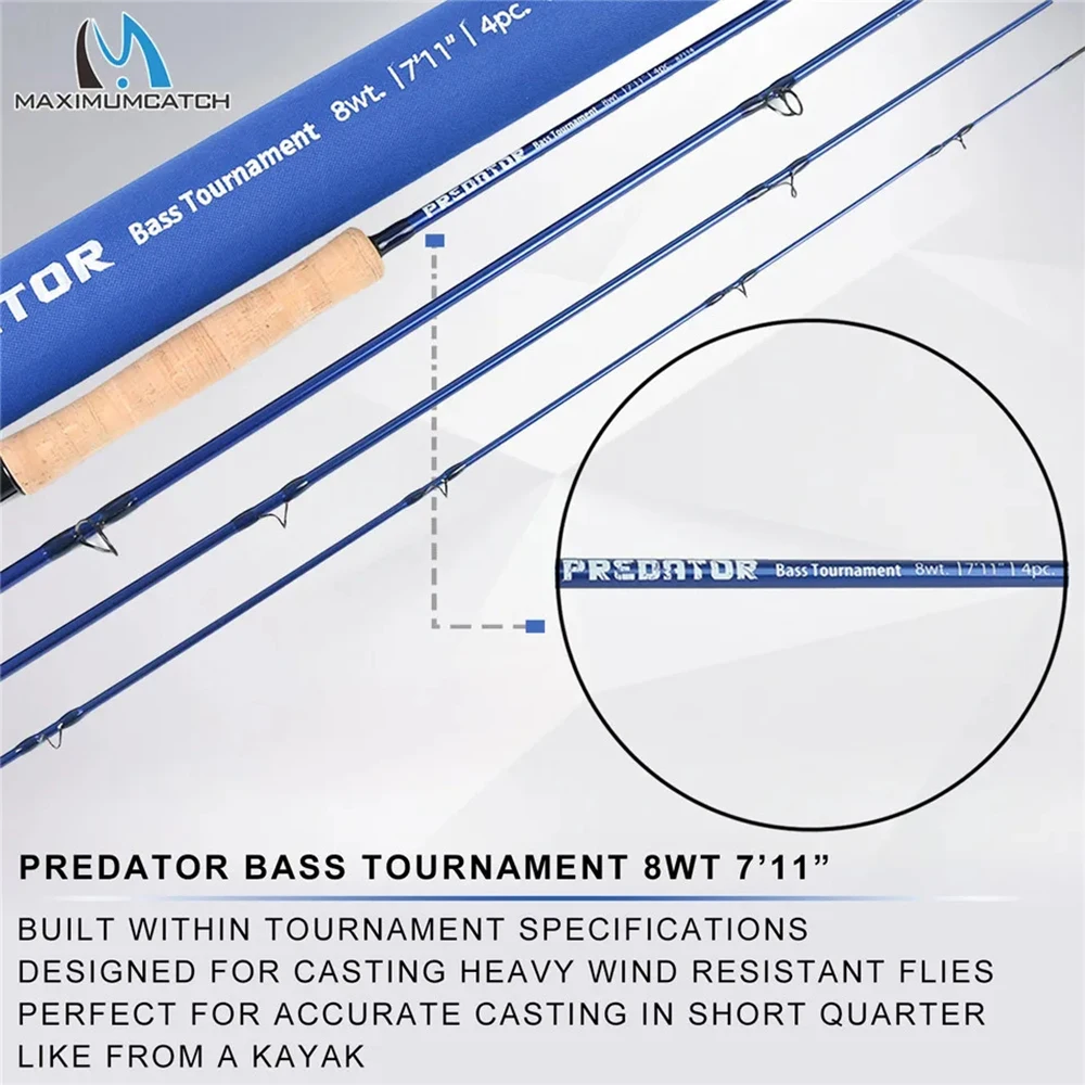 MAXIMUMCATCH 9ft 8-12WT Predat - đánh giá và giá Fly Line