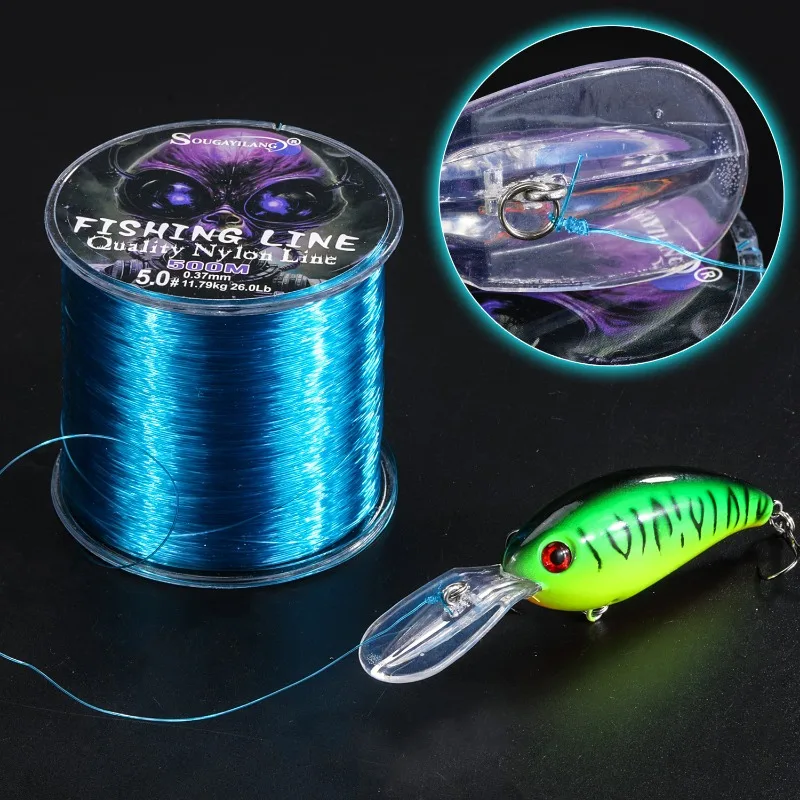 Sougayilang 100/500m Nylon Fis - đánh giá và giá Freshwater Line