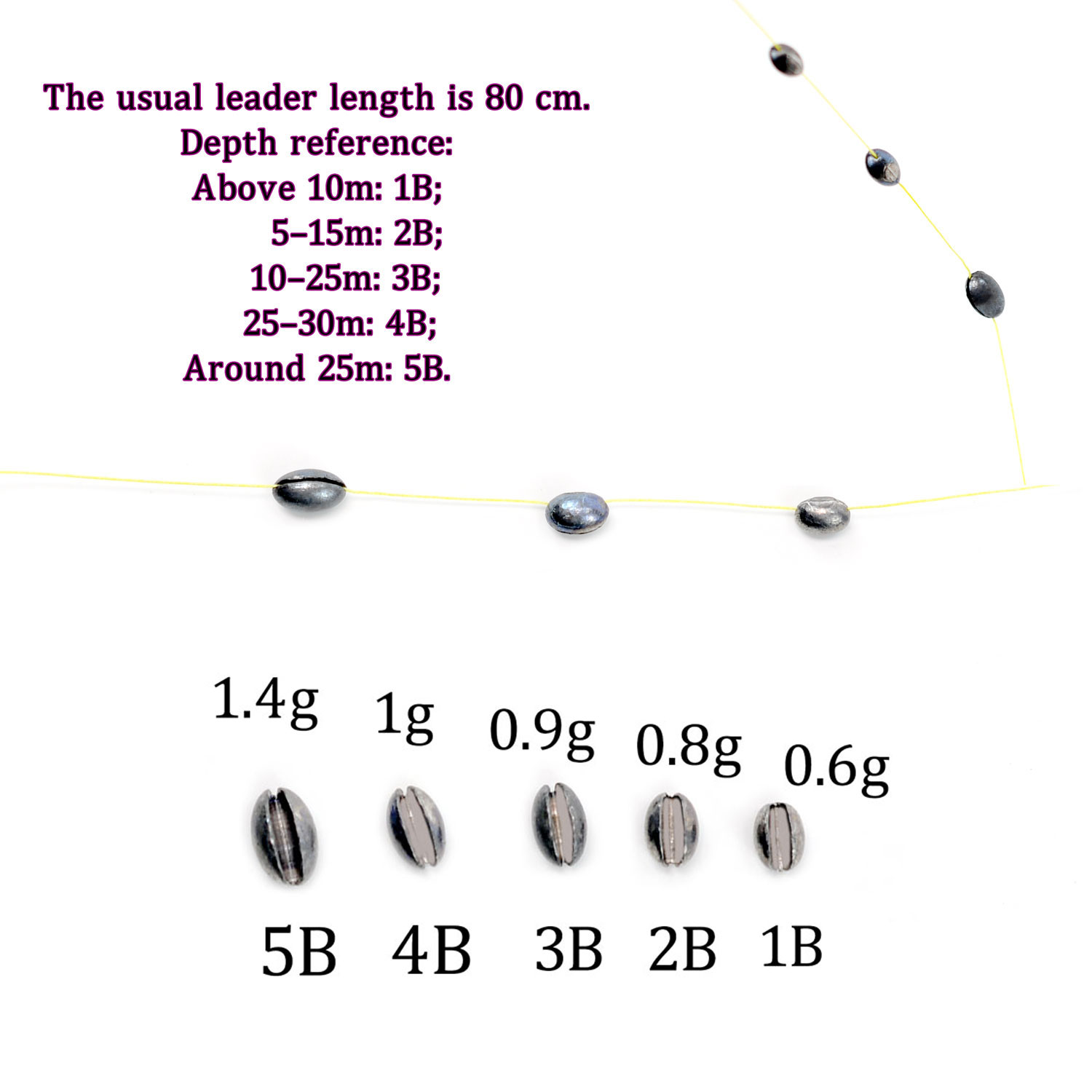 Multi Size Taper Metal Sinkers - đánh giá và giá Saltwater Line